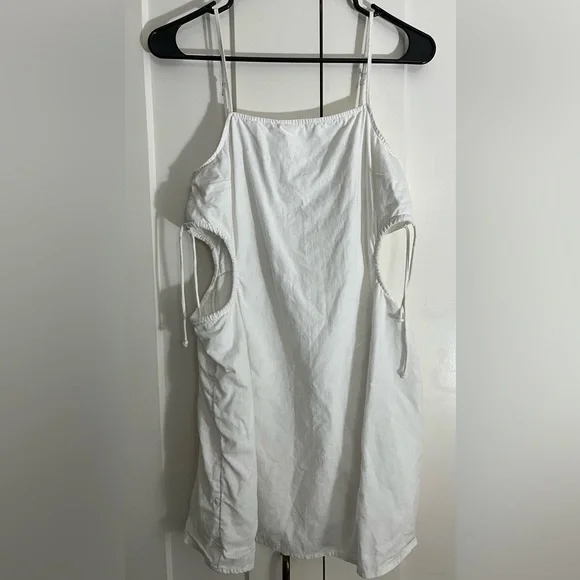 aerie black and white dress Aerie At The Barre Midi Dress